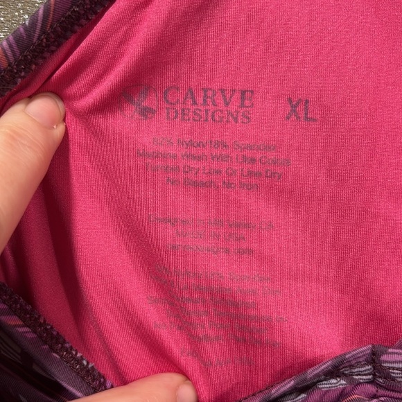 Carve designs purple adjustable swim cover up dress size XL - Picture 6 of 8